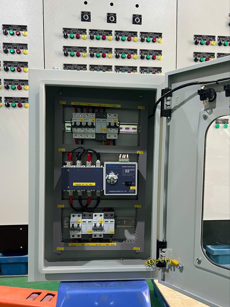 Cấu tạo của Tủ điện 1 lớp cánh