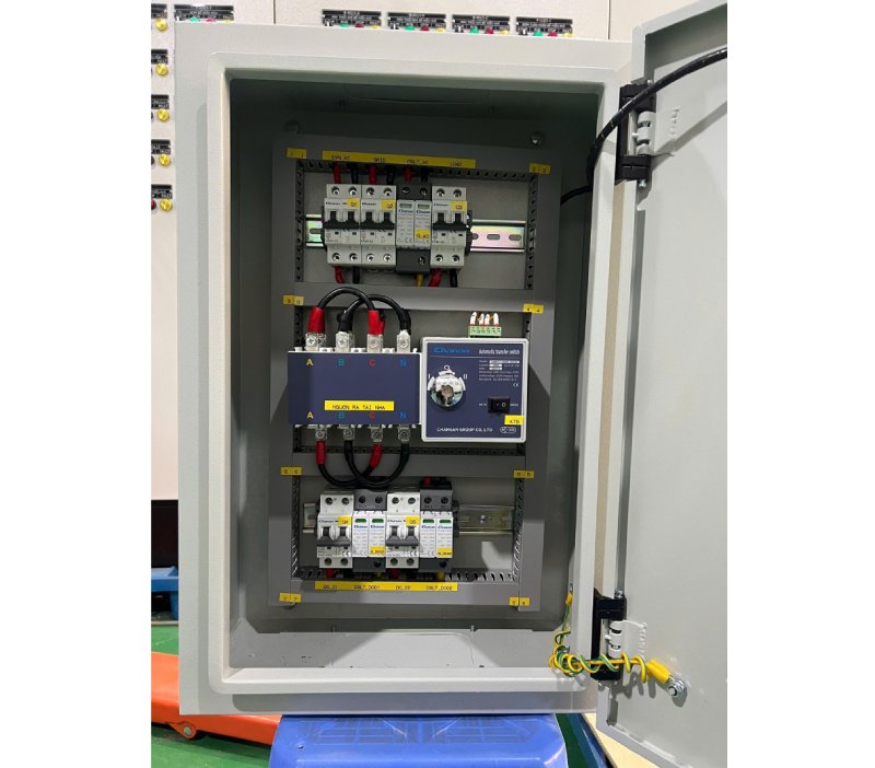 Sơ đồ đấu nối tủ điện năng lượng mặt trời