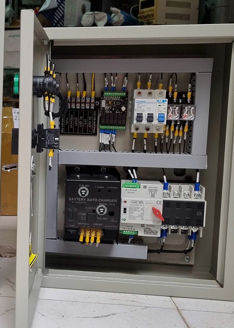 Cấu tạo tủ ATS máy phát điện